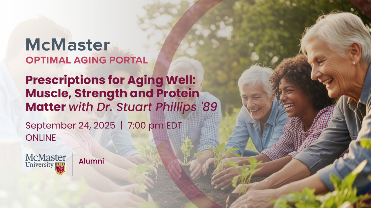 Prescriptions for Aging Well: Muscle, Strength, and Protein Matter Promo Image