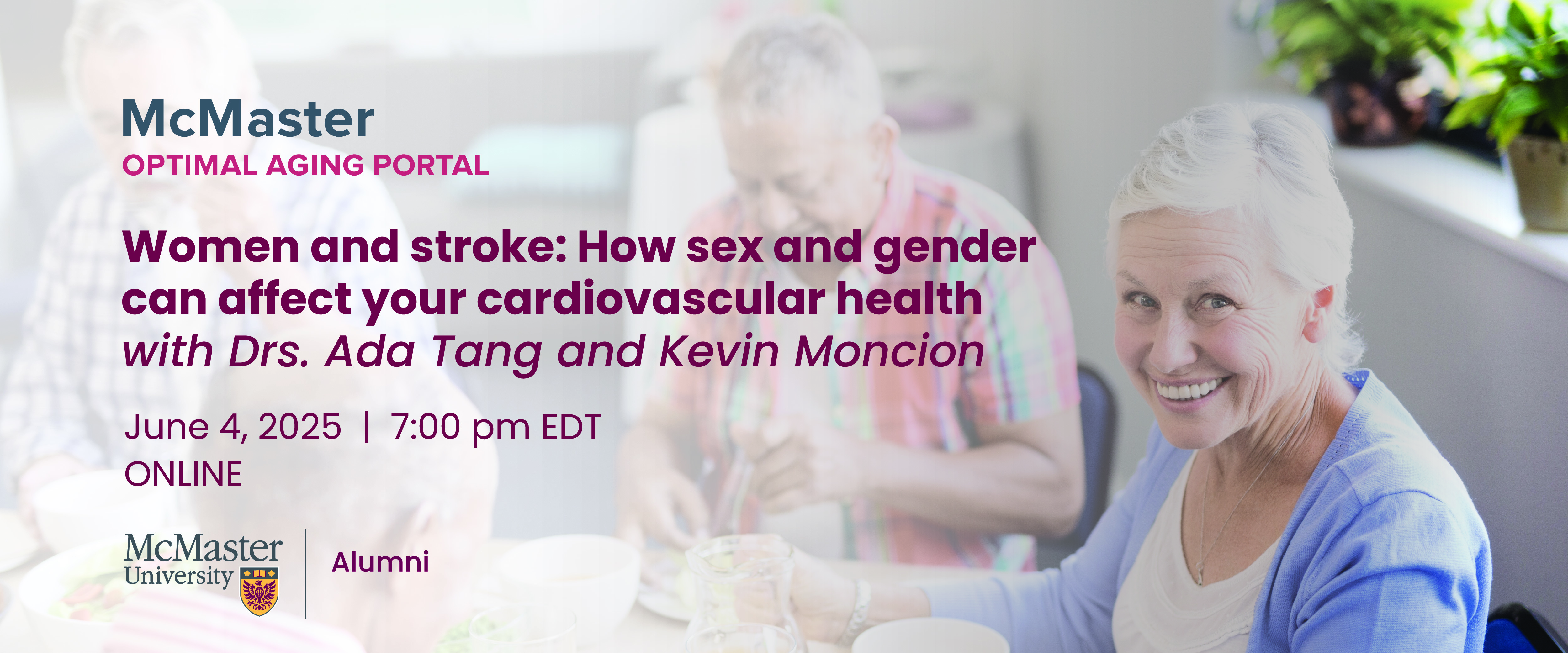 June 2 Women and Stroke LIve Event Promo Image